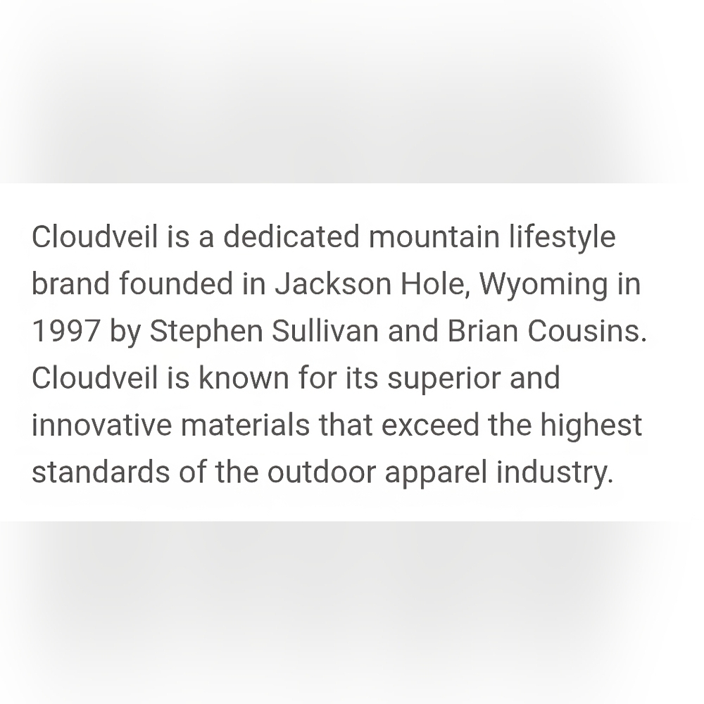 Cloudveil Jackson Hole, Wyoming Creamy White Windbreaker - Picture 15 of 15